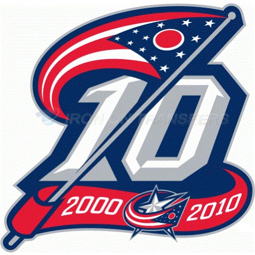 Columbus Blue Jackets Iron-on Stickers (Heat Transfers)NO.128